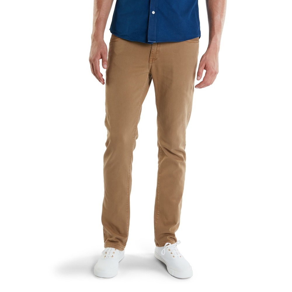 Slim Fit Men's Jeans in Light Brown